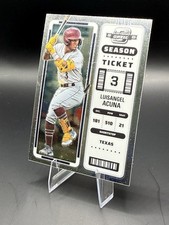 2023 Panini Chronicles - Contenders Optic Season Ticket Luisangel Acuna #18 (RC)