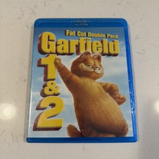 Garfield 1 & 2: Fat Cat Double Pack (Blu-ray) Tail Of Two Kitties OOP RARE