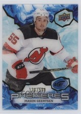 2021-22 Upper Deck Ice Ice Premieres Blue 136/599 Mason Geertsen #185 7ci