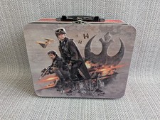 Star Wars Cassian Andor Rogue One Tin Lunchbox Red Classic Scene With Jigsaw