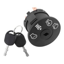 Tektall Lawn Mower Ignition Switch 4 Position with Key 7 terminals 532193350
