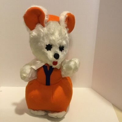 Emcee Co. College Mates Stuffed Mascot- Y -Orange/Blue Outfit-Free Shipping