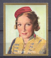 Brigitte Horney Vintage Movie Star Cigarette Trading Card Josetti No.149