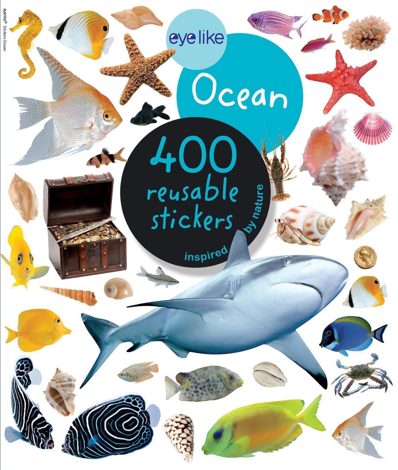 Thumbnail - Eyelike Stickrs: Ocean | Workman Publishing | Englisch | Broschüre |