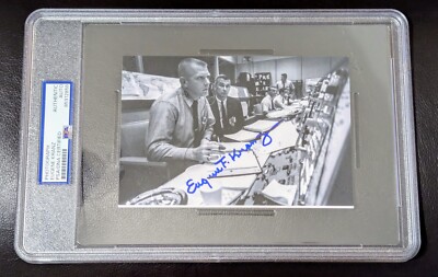 Eugene Kranz Autograph PSA DNA Photo Apollo 13 NASA Flight Director 