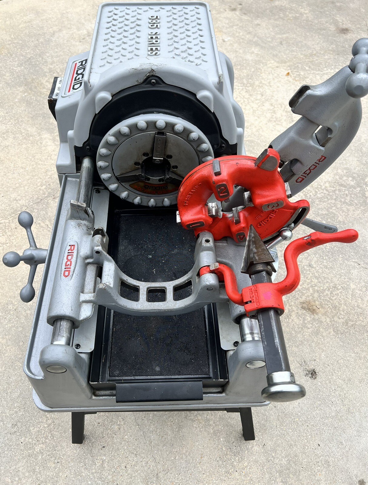 Ridgid 535 Pipe Threader Threading Machine 1224 (WILL SHIPRead Listing