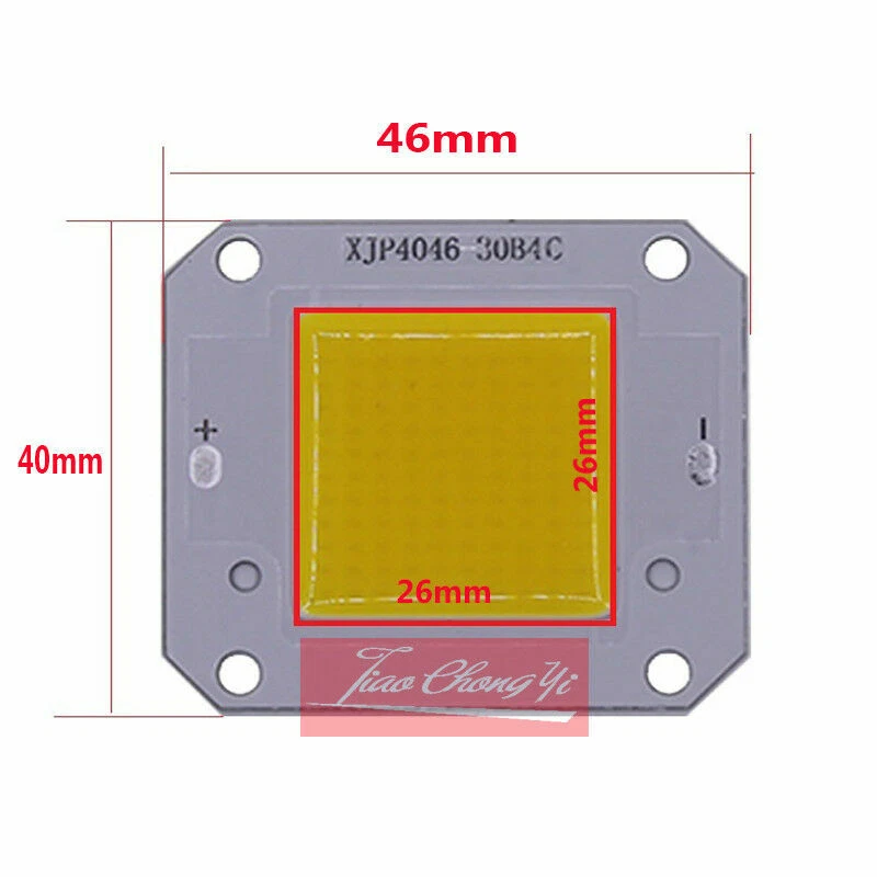 50W white light COB chip DC12V 32V, Integrated Smart IC Driver 220V 110V+lens - Image 2 of 4