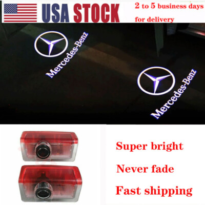 2x HD LED Door Courtesy Laser Light for Mercedes-Benz E-Class 4 Door 2010-2021