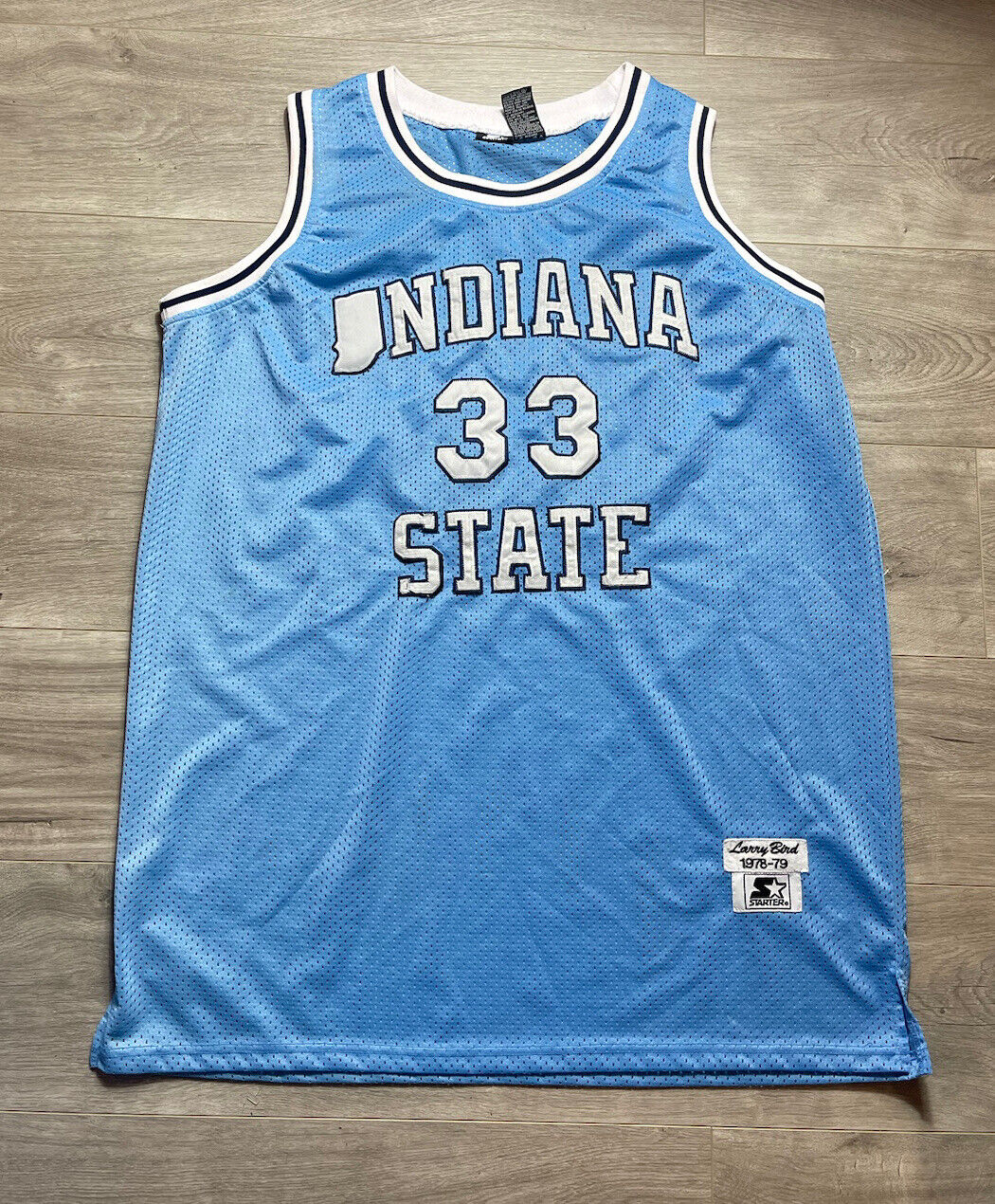 Larry Bird Indiana State Basketball Jersey College NCAA Size 54 - XL  starter