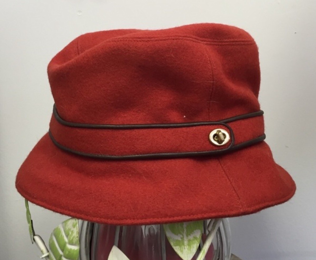 Coach Women\'s Wool Blend Bucket Hat Dusty Orange Size S Coach - Brandclub - COACH Women main image 4