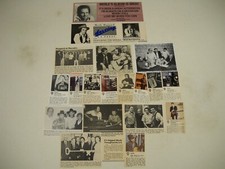 MERLE HAGGARD 20 piece music biz collection Vintage images/album reviews/adverts