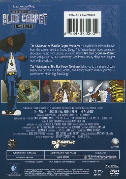 Snoop Doggs - Adventures Of Tha Blue Carpet Treatment (DVD, 2008