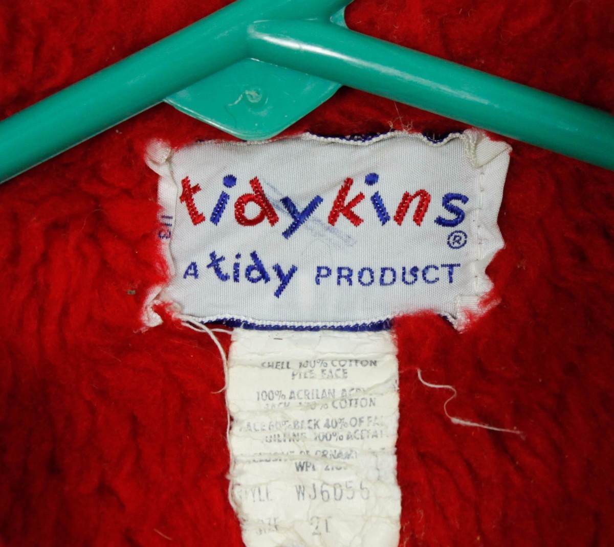 Manteau Tidykins Fille Taille T2 - Rouge Et Bleu, Croisé, Très Bon état