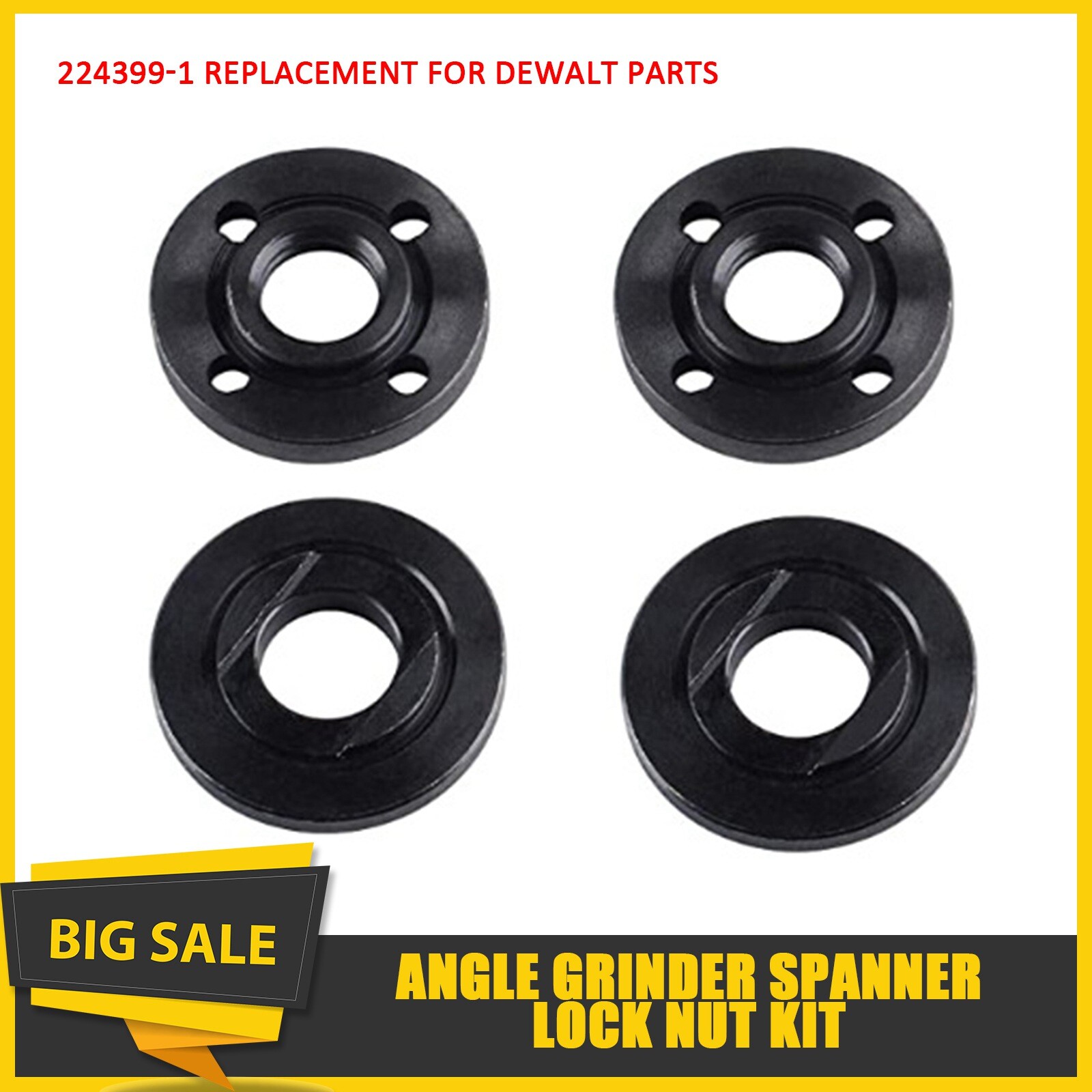 NEW Angle Grinder Spanner Lock Nut Kit 224399-1 Replacement for Dewalt Parts FRj