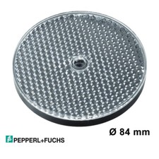 Reflektor rund 84 mm für Reflex Reflexions Lichtschranke Tor Antrieb Schiebetor