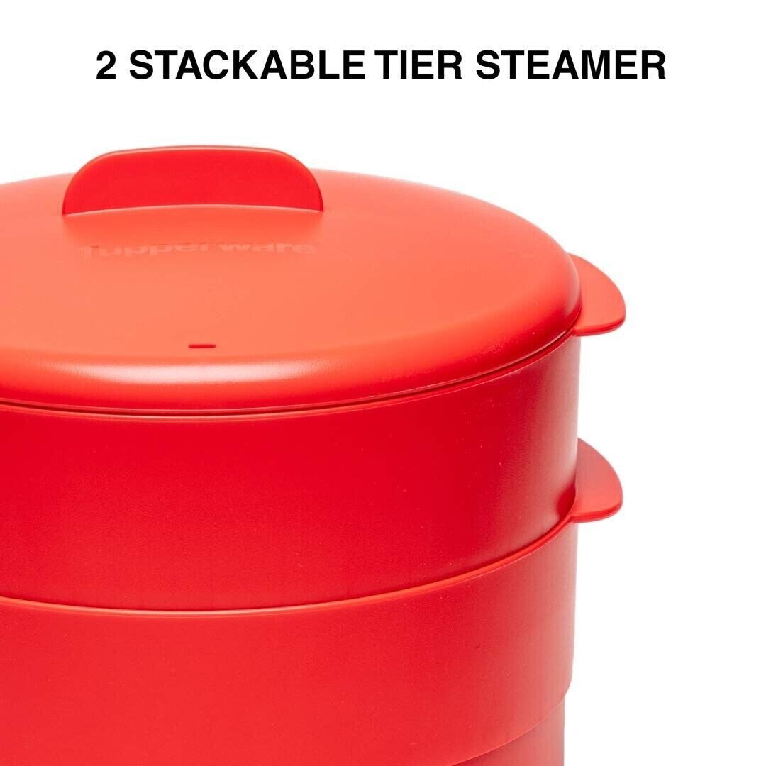 Tupperware Steam It 2 Tier Non Stick Cooker Steamer | eBay