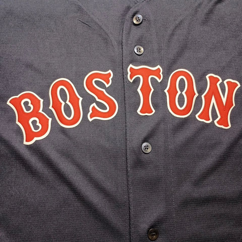 Mookie Betts #50 Boston Red Sox Majestic Cool Base 2018 Size 3XT Navy Stitched  - Image 4 of 4