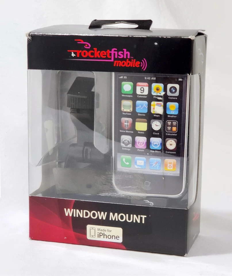 Rocketfish RF-AMT8 Window Mount Charging Dock for Apple iPhone 4s 4 3GS 3G - Image 2 of 3