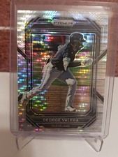 George Valera  2023 Prizm Base #97 Hyper Prizm Cleveland Guardians