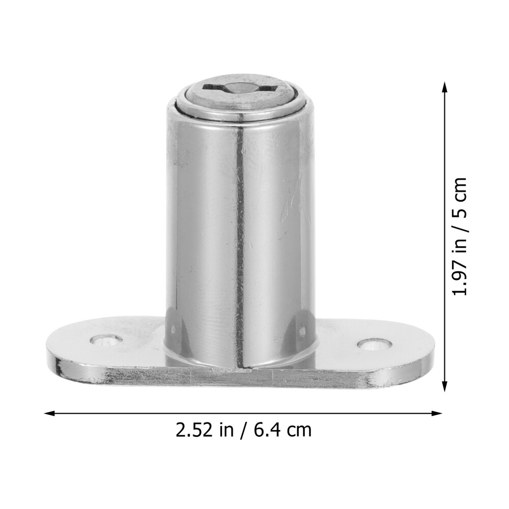 2pcs Wardrobe Lock Plunger Lock Sliding Door Lock Furniture