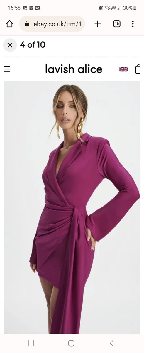 Lavish alice purple dress sale