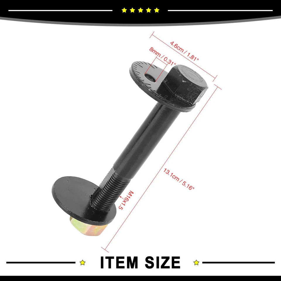 4819035020 M16x1.5 Lower Control Arm Camber Bolt 2/lot Fit for Toyota T100 93-98 - Image 4 of 4