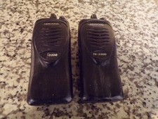 Kenwood TK3200 Two Way Radios 8 channel - batteries, clips and chargers included