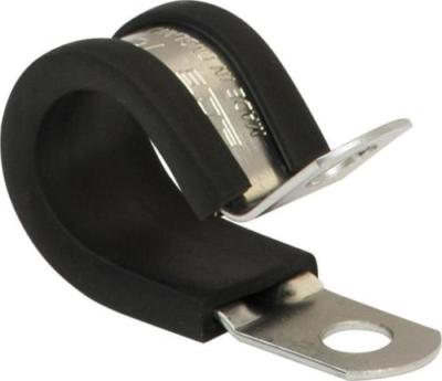 50 x 21 mm Gummi ausgekleidet P Clips JCS Kabel Draht Clips EPDM ausgekleidet - EAC121