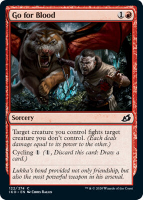 Go for Blood - Foil x1 - Ikoria: Lair of Behemoths - NM-Mint, English - Ikoria: 