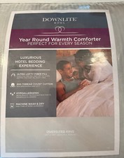 new unopened comforter oversized King in light grey