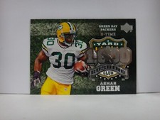 2006 Upper Deck 1000 Yard Rushing Club Packers Football Card #1KRAG Ahman Green