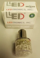 LEDtronics AUT1157-OER-014UV 1156/1157 Bayonet 12/14/24/28Vdc LED Light Bulb