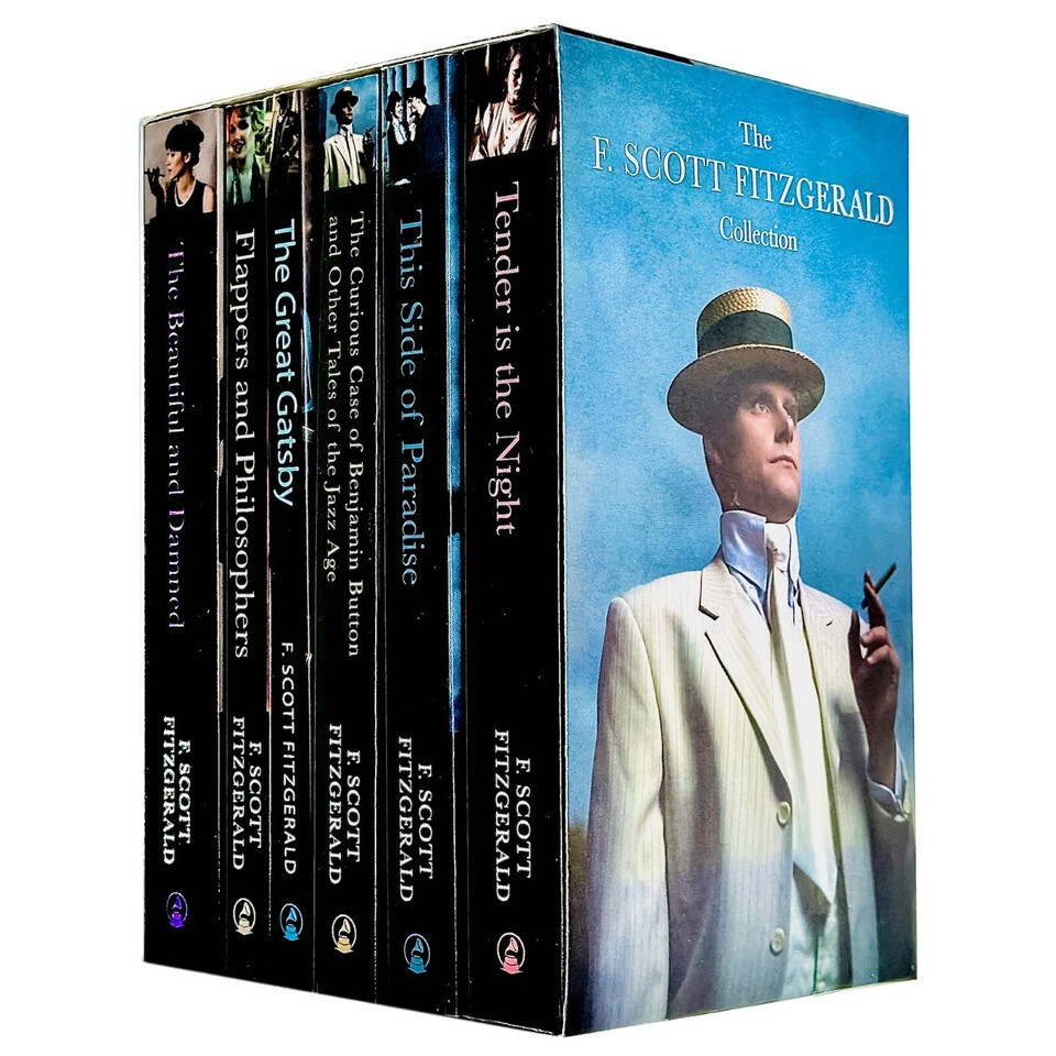 F. Scott Fitzgerald 6 Books Collection Box Set Flappers and Philosophers, Great