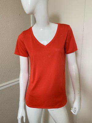 red athletic shirt women's