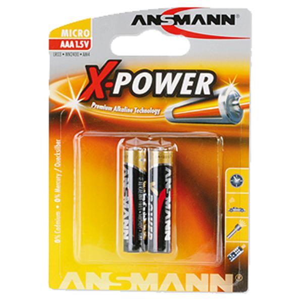 Thumbnail - 1x4 Ansmann Alkaline Micro Aaa Lr 03 X-power 5015653 (4013674003891)