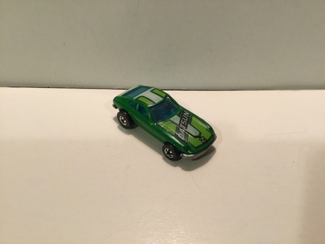 Vintage Hot Wheels Black Walls 1976 Datsun Z Whiz Green ...