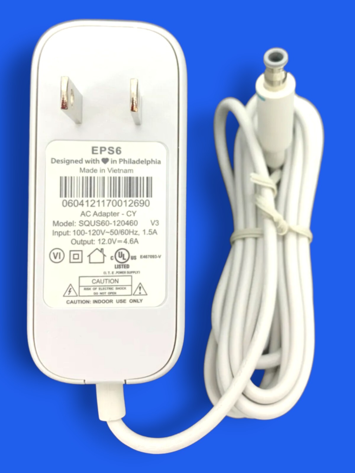 Replacement For Xfinity EPS6 AC Power Adapter SQUS60120460 1.5A 12V 4