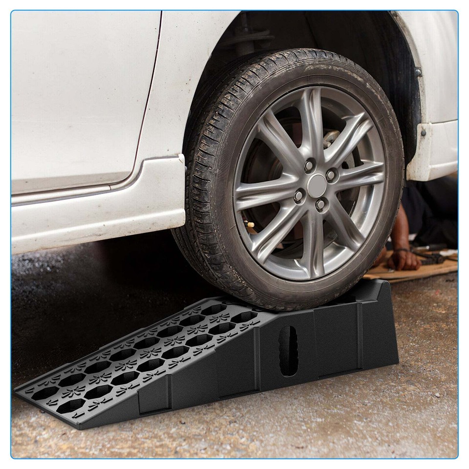 Nilight 6.7Inch Lift Heavy Duty Truck Ramps 16000lb Capacity Portable ...