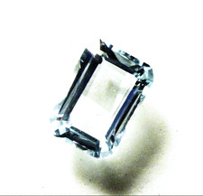 NICE 7 x 5 mm EMERALD CUT .83cts average each AQUAMARINE BRAZIL VS GRADE