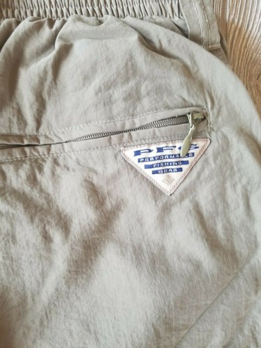 COLUMBIA Sportswear Sahara PFG Fishing Pants GREEN Sz 40X33 - Picture 8 of 9