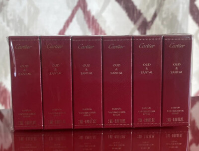 Cartier Oud & Santal Perfume Sample/Travel Vial-2ml Vial/ 12 Units