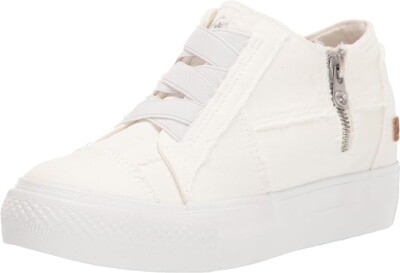 Blowfish Malibu Women Mamba White Color Washed Canvas Sneaker