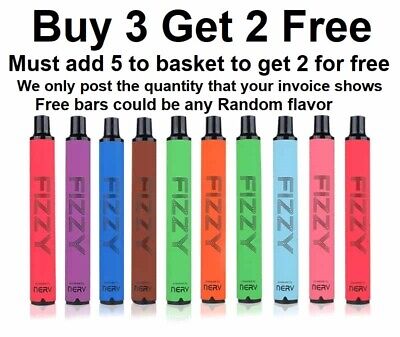 Buy Fizzy Juice Disposable E-cig Vape Pen Bar 1% 10mg 600 Puffs 2ml Buy 3 Get 2 Free