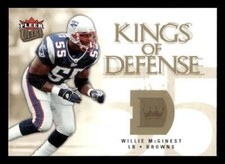 2006 Ultra #KD-WM Willie McGinest Kings of Defense Cleveland Browns