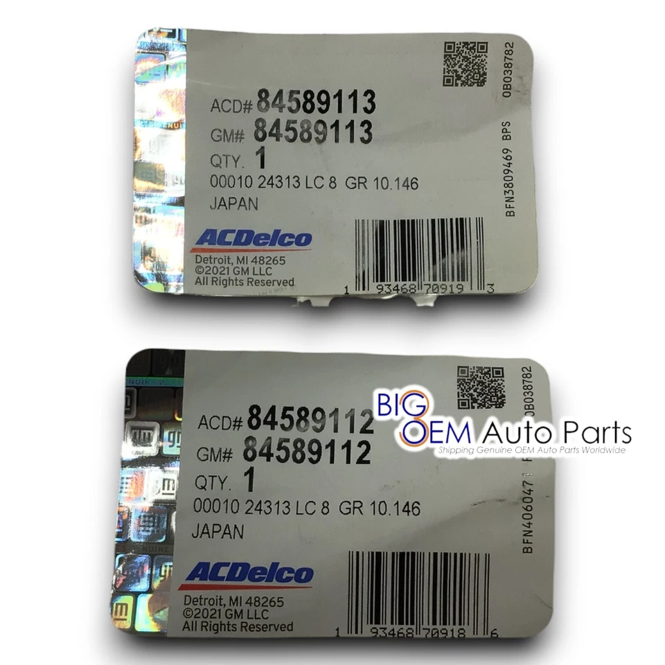 Juego de pares de limpiaparabrisas delantero Chevrolet Impala 13-16 Malibu 14-20 OEM Foto 4 de 4