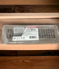 Hart & Cooley New 2 x 10 Floor Register Vent Diffuser w/Damper Stamped Steel Fac
