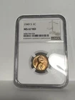 1949 S LINCOLN WHEAT CENT 1C NGC MS 67 RD