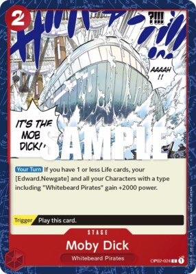 Moby Dick - OP02-024 - One Piece Card Game - Paramount War | eBay