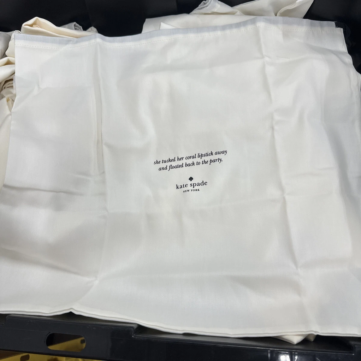 Kate spade dust bag for purse sale