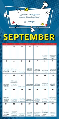 2023 Dad Jokes Wall Calendar: 365 Days of Punbelievable Jokes (A Monthly  Calenda | eBay
